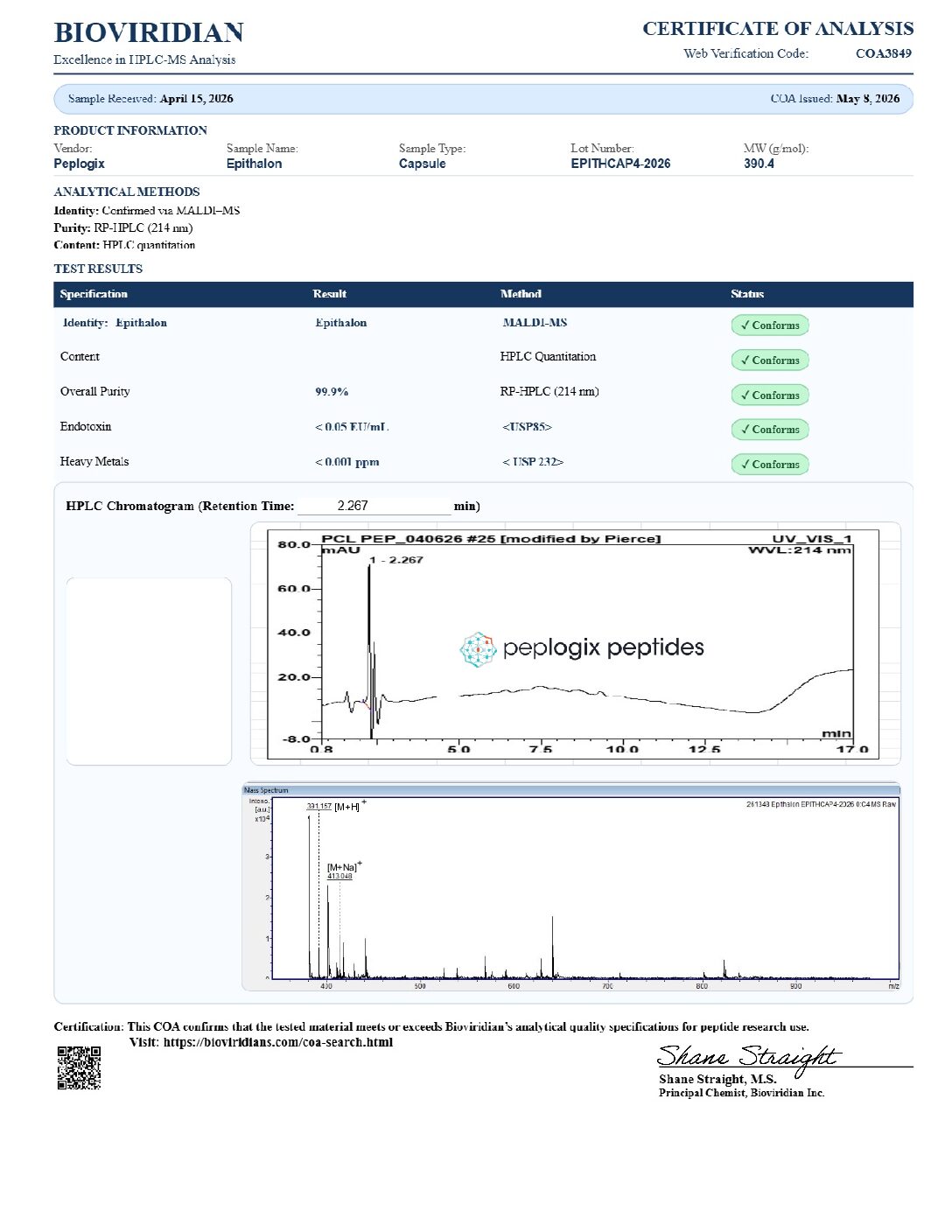 epithalon beneficios Epithalon main image 1