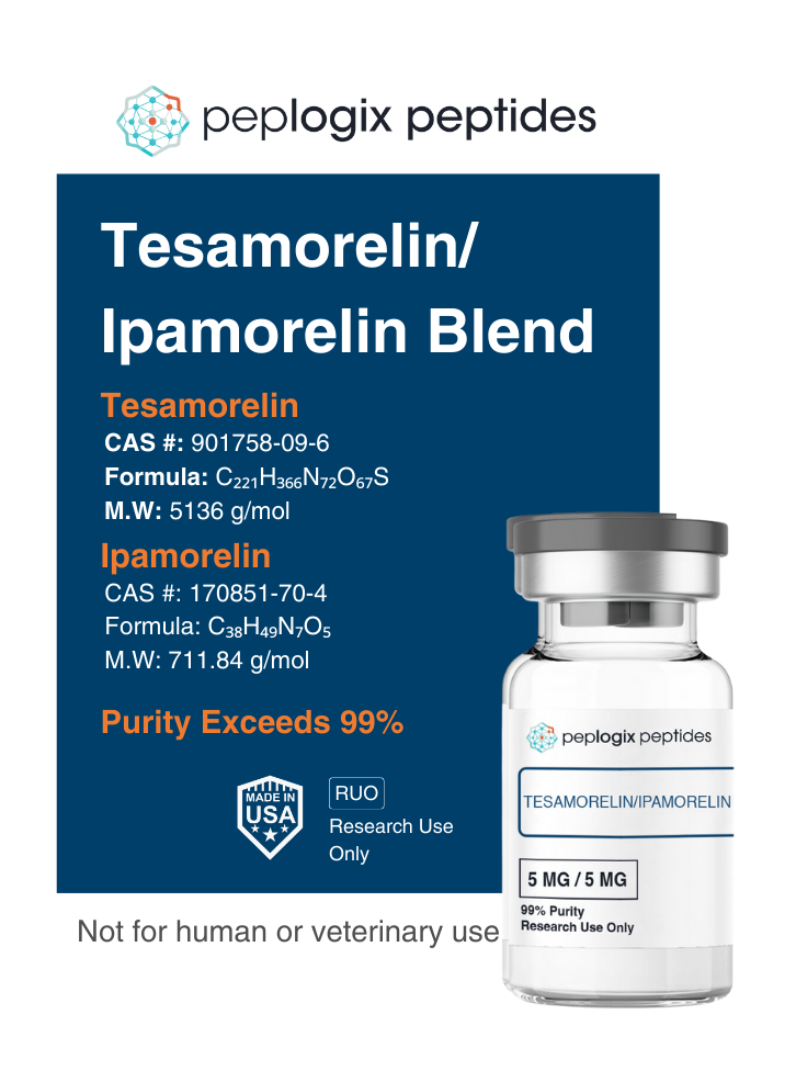 ipamorelin plus tesamorelin Tesamorelin + Ipamorelin 10mg Blend main image 0