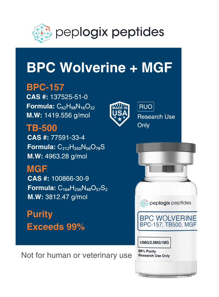 BPC Wolverine + MGF - 10mg / 2.5mg / 1mg