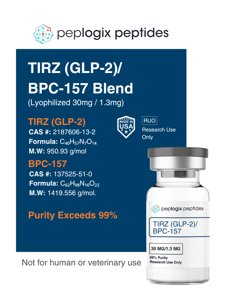 Tirz (GLP-2) / BPC-157 - 30mg / 1.3mg