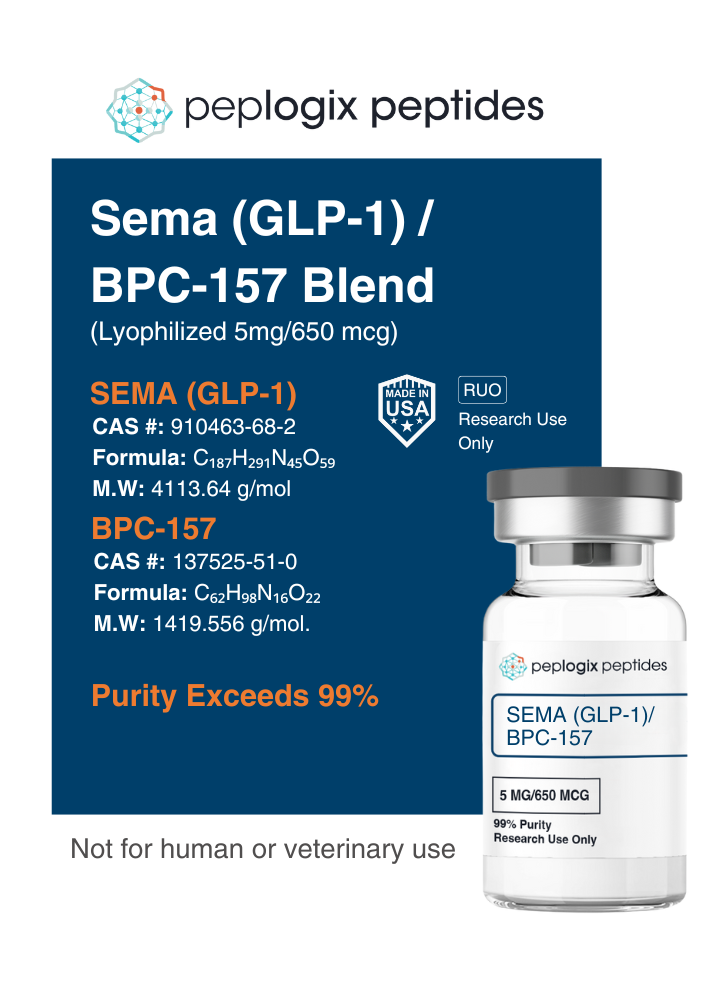 Sema (GLP-1) / BPC-157 - 5mg / 650mcg