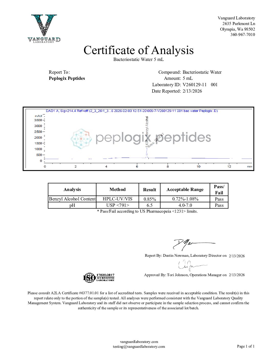 vitamin b12 injection side effect flushing warmth Bacteriostatic Water 10mL | Research Peptide main image 1