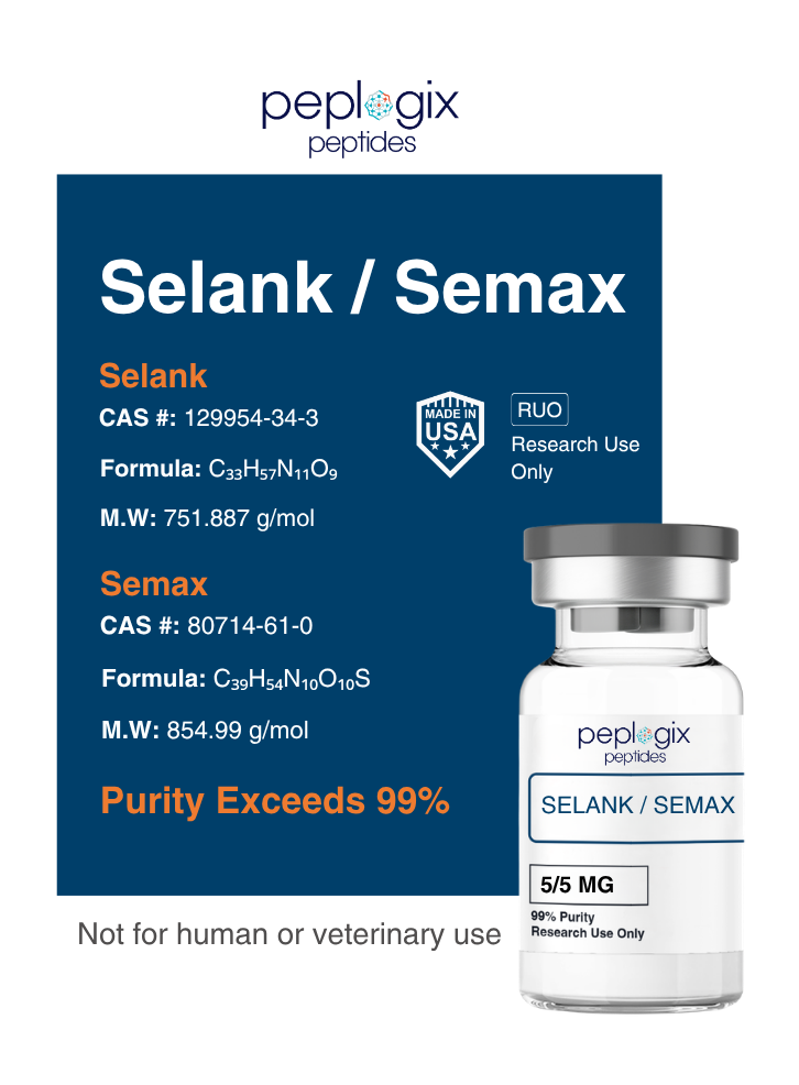 Semax / Selank Nasal Spray - 5mg / 5mg
